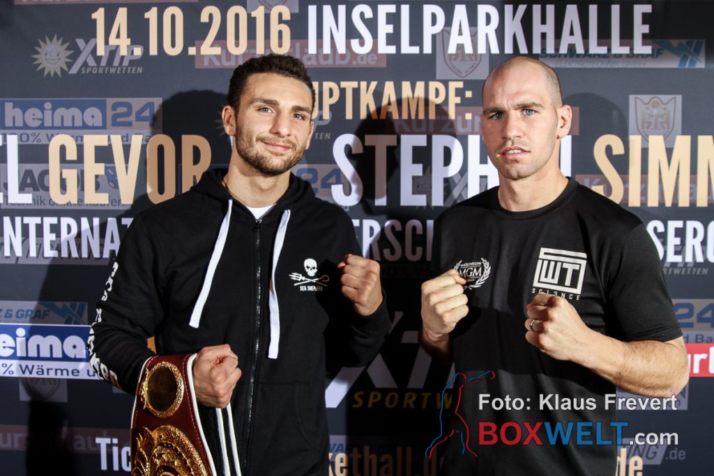 Noel Gevor vs Stephen Simmons