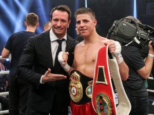 Kalle Sauerland mit Weltmeister Tyron Zeuge