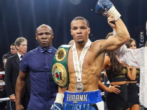 Chris Eubank Jr. mit Vater und Trainer Chris Eubank Sr.