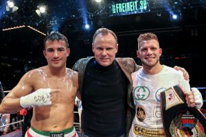 Sebastiano Lo Zito, Andy Grote und Alexander Rigas bei BOXEN im NORDEN